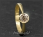 Preview: Gold Brillant Ring 0,69ct VS1; 585 Gelbgold